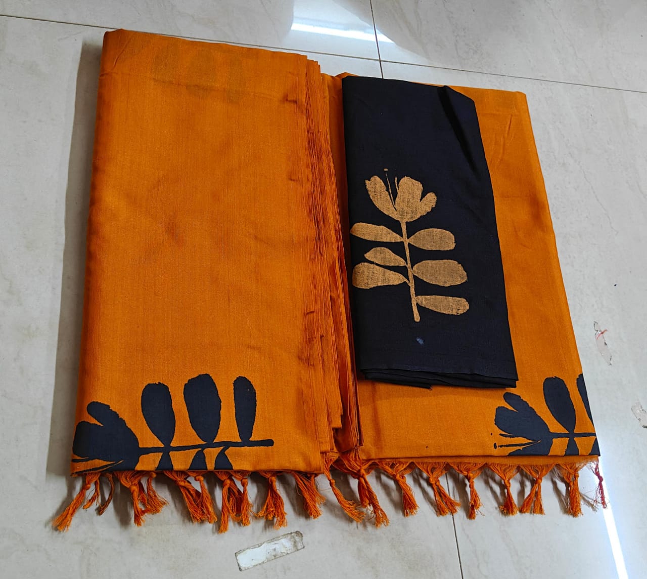 South cotton saree with double silk blouse rate Rs 800