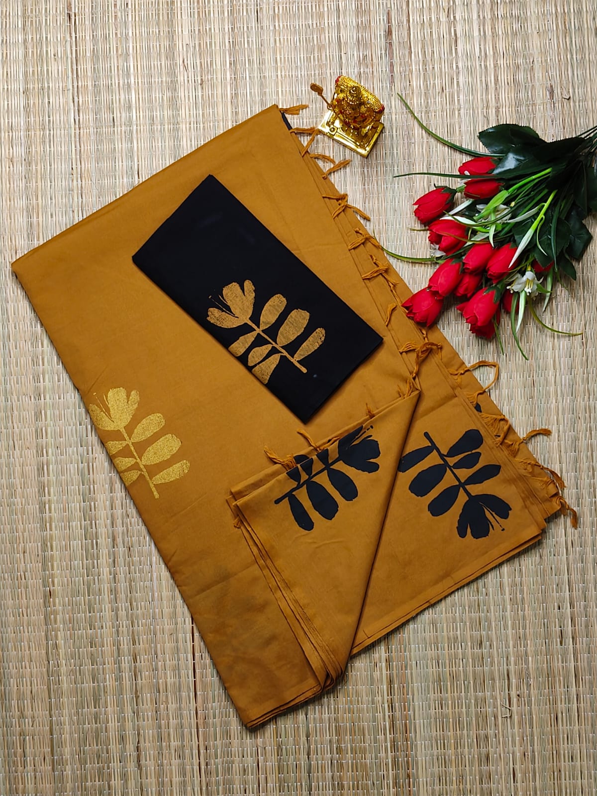 South cotton saree with double silk blouse rate Rs 800