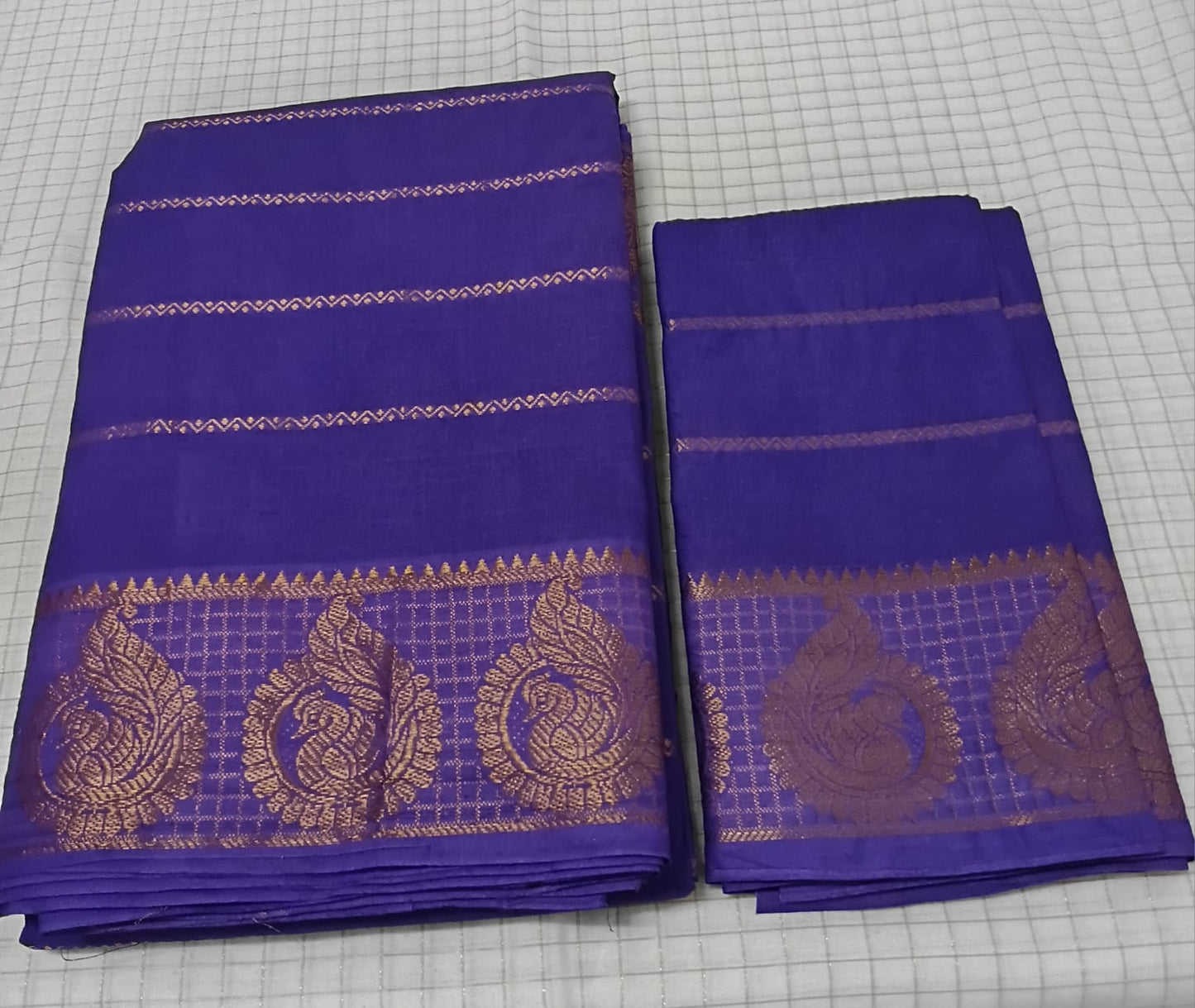 mulmul soft cotton block printed saree with blouse