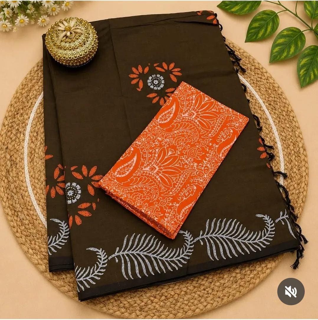 south cotton with blouse